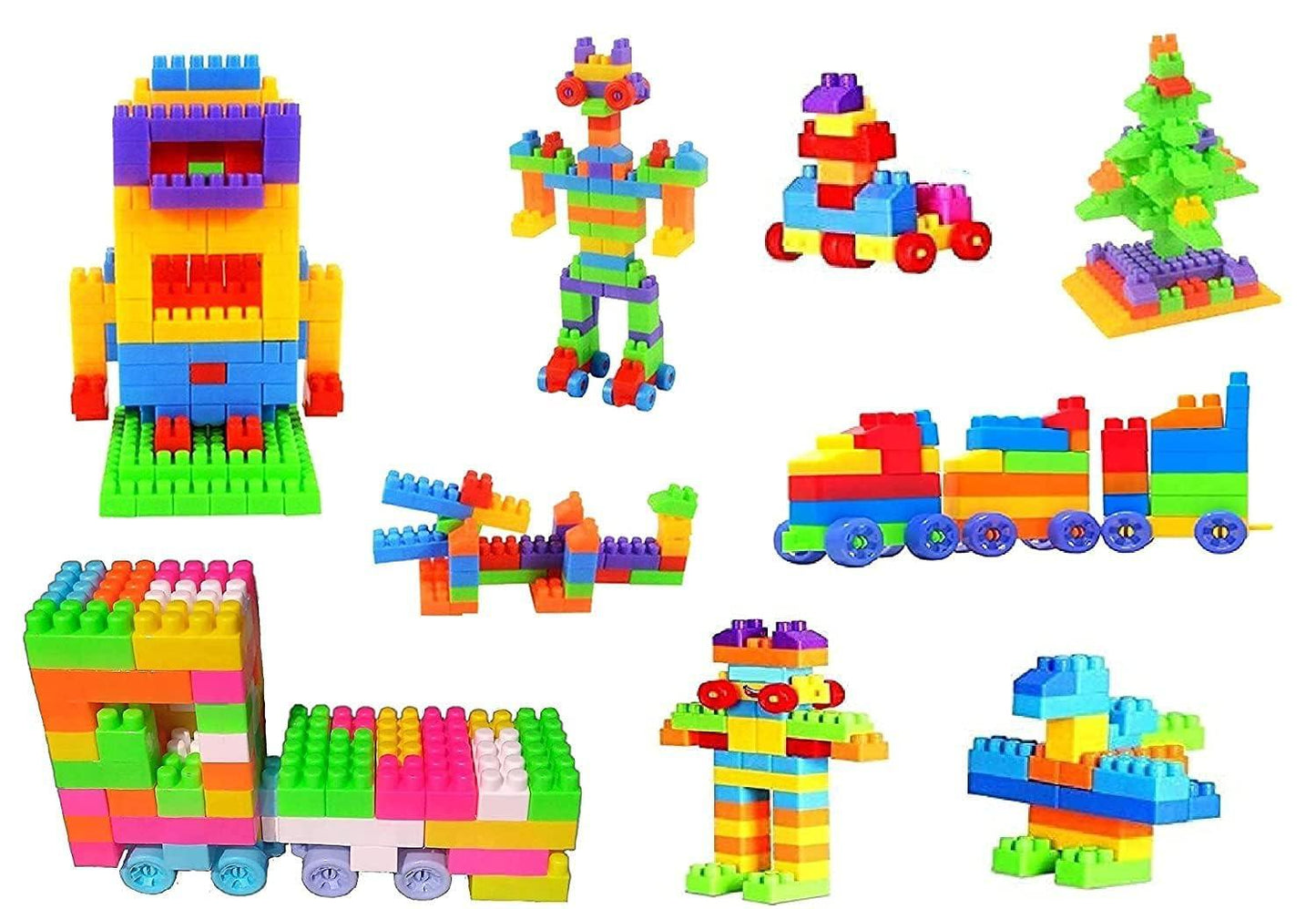 Building Block Game for Kids, 120 PCS