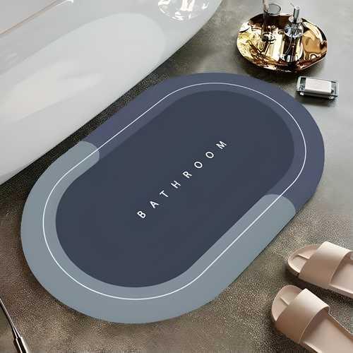 Super Absorbent Quick Dry Bathroom Floor Mat Anti Slip