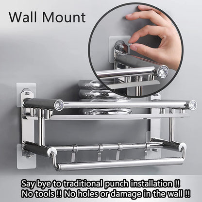 Wall Hooks Screw Mount Heavy Duty Adhesive (Pack of 12 Pcs)