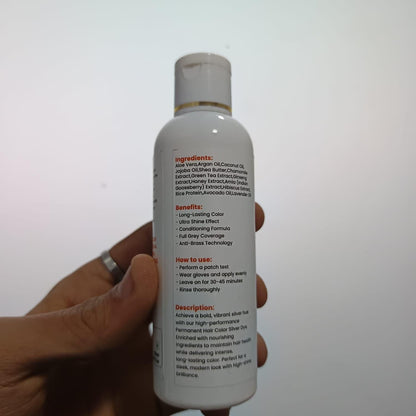 Permanent Hair Color Silver Dye (100ml)