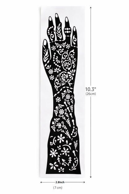 professional mehndi stencil for festivals
