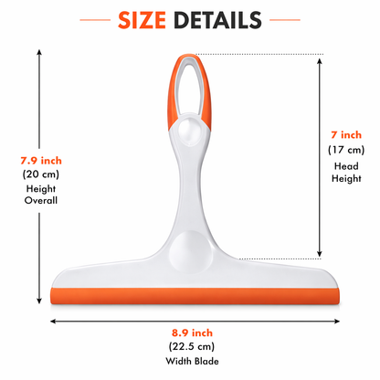compact glass cleaning squeegee
