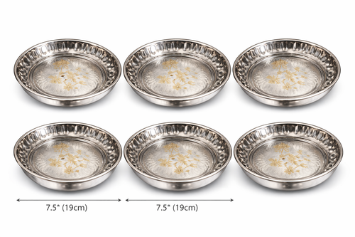 metal plate with 7.5 inch diameter size
